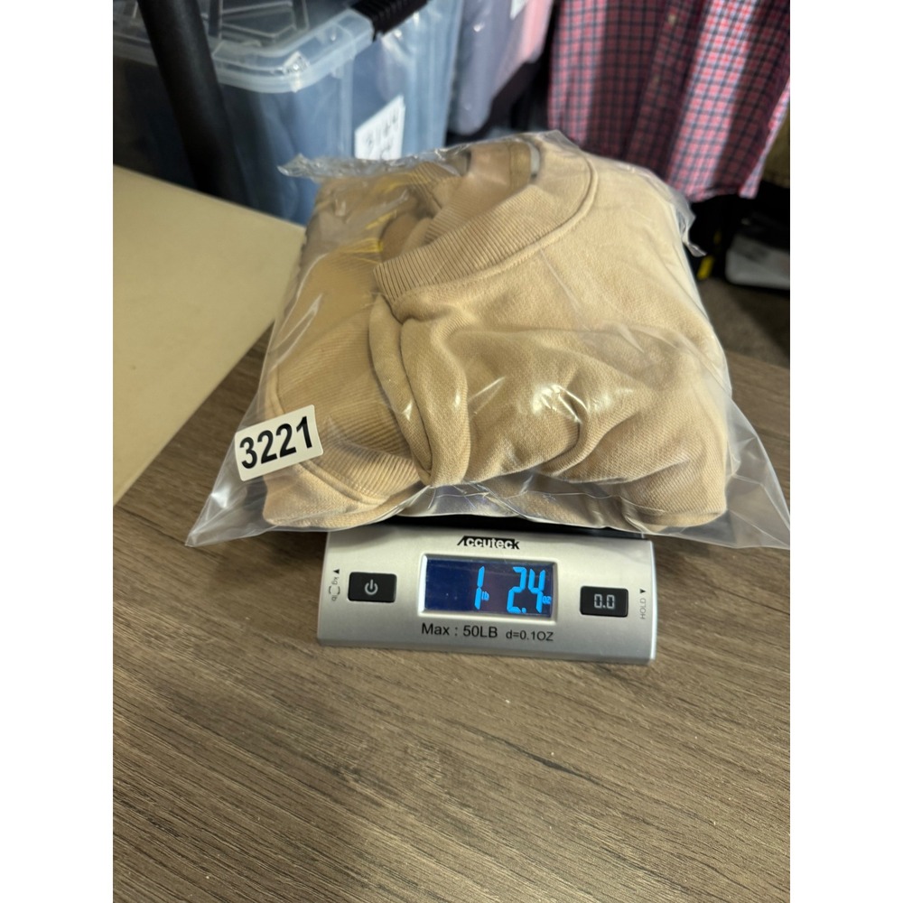 Adidas Originals Adicolor Essentials Cropped Sweatshirt Tan Beige XL 3-Stripes - Picture 7 of 7